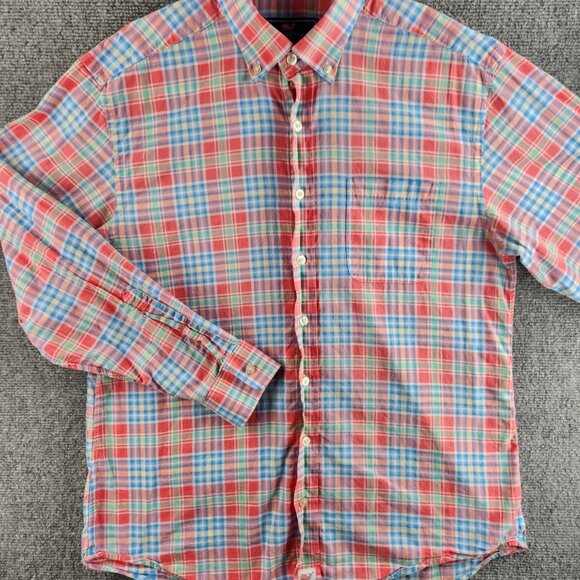 Vineyard Vines Murray Shirt Medium Multicolor Plaid Long Sleeve Button Up Shirt - Picture 3 of 16